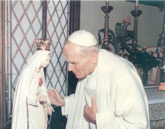 صلاة القديس يوحنا بولس الثاني إلى مريم العذراء أم الكنيسة